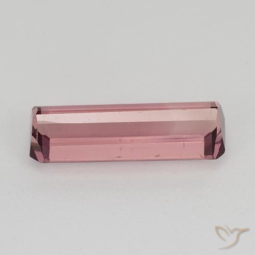 Turmalina Rosa Intenso Natural 1.64ct, Corte Octógono / Esmeralda, VS