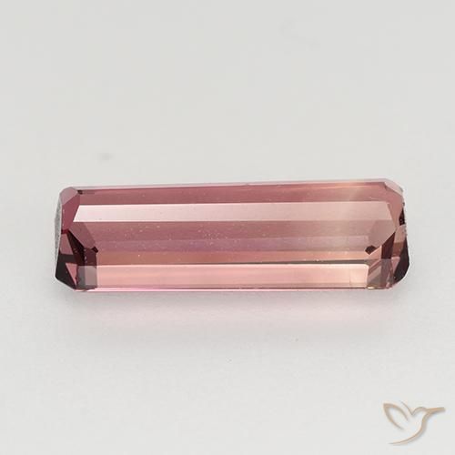 Turmalina Rosa escuro Natural 1.65ct, Corte Octógono / Esmeralda, VVS