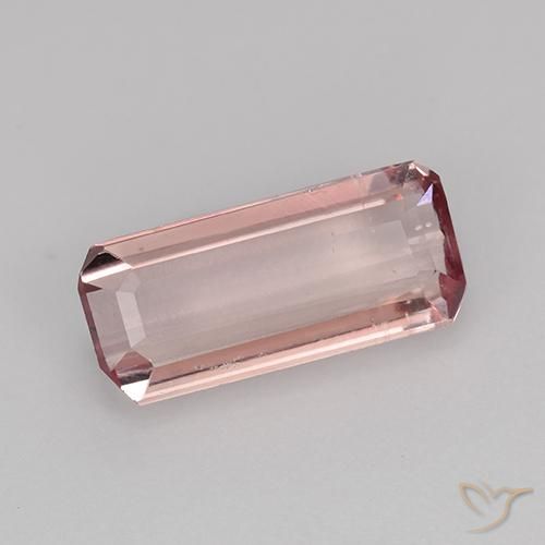 1.77ct Natural Vermelho Maçã Doce Claro Turmalina, Corte Esmeralda, VVS-VS