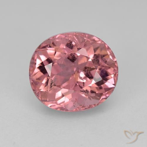 2.40ct Natural rosa rosa Turmalina, oval, VS