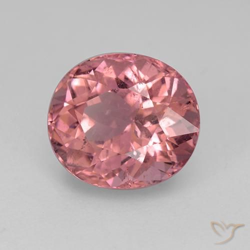 Turmalina rosa rosa Natural 2.40ct, oval, VS