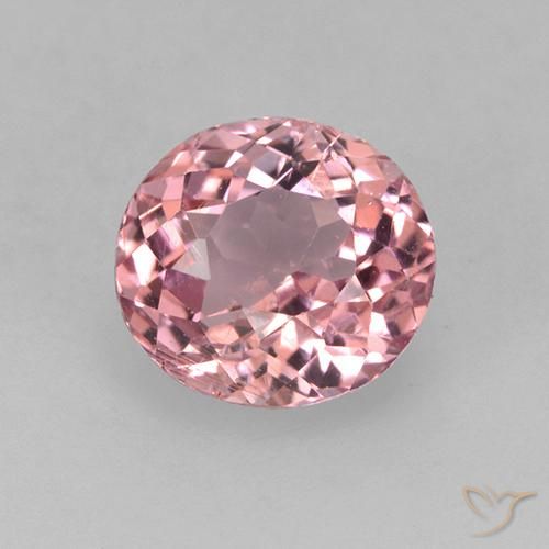 1.35ct Natural Chiclete rosa claro Turmalina, oval, VS