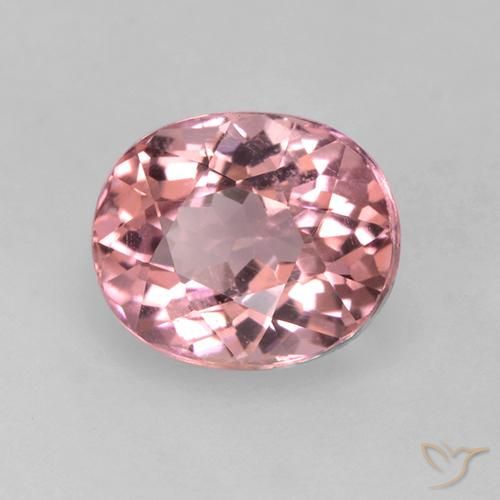 Turmalina Rosa chiclete Natural 1.37ct, oval, VS