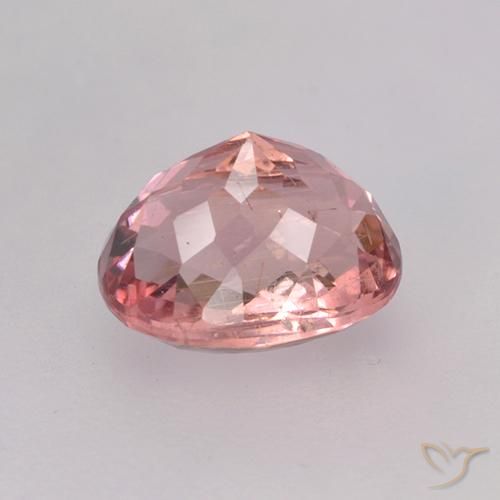 Turmalina Laranja Rosa Natural 1.76ct, oval, VS