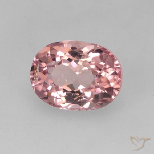 Turmalina Rosa Intenso Natural 1.41ct, oval, VS