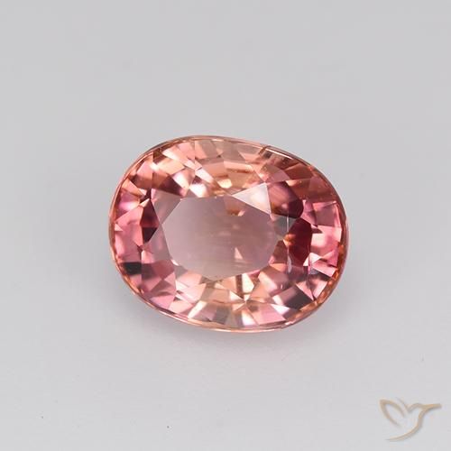 Turmalina Jacarandá Rosa Natural 1.48ct, oval, VVS-VS