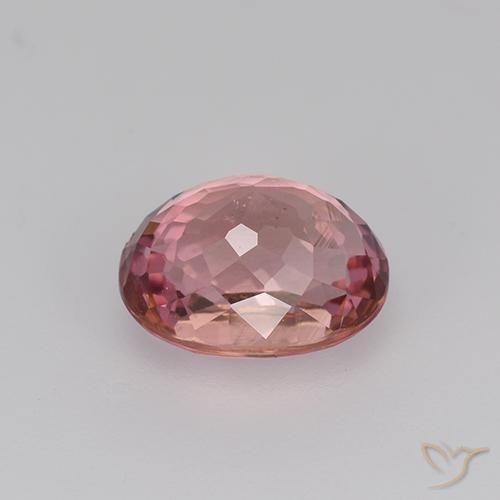 Turmalina Rosa quente Natural 1.54ct, oval, VVS-VS