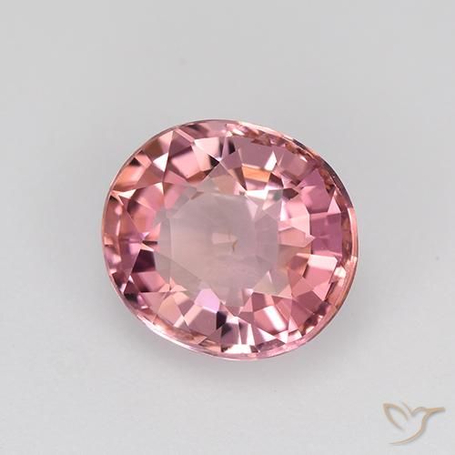 Turmalina Rosa quente Natural 1.68ct, oval, VVS-VS