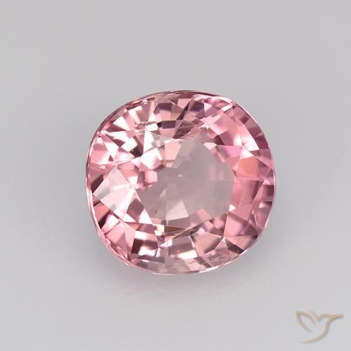 Turmalina Rosa quente Natural 1.62ct, oval, VVS-VS