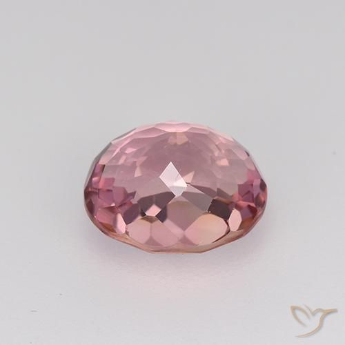 Turmalina Rosa choque claro Natural 1.38ct, oval, VVS-VS
