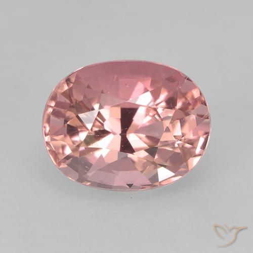 1.63ct Natural Luz rosa Turmalina, oval, VVS-VS