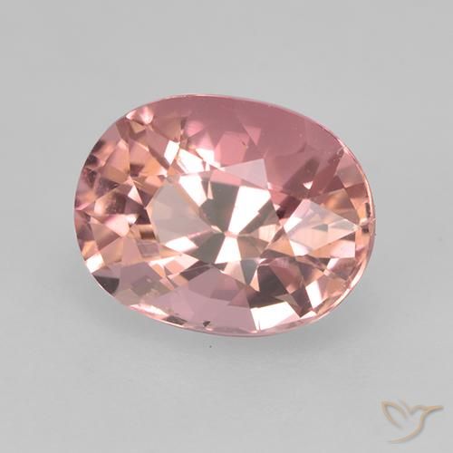 Turmalina Luz rosa Natural 1.63ct, oval, VVS-VS