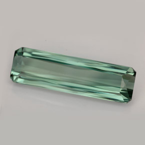 Turmalina verde natural 14,80ct, corte esmeralda, VS