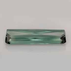 Turmalina verde natural 14,80ct, corte esmeralda, VS