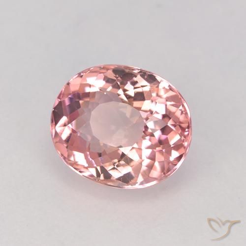 Turmalina Luz rosa Natural 1.51ct, oval, VVS-VS