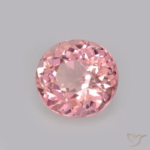 Turmalina Rosa quente Natural 1.47ct, oval, VS