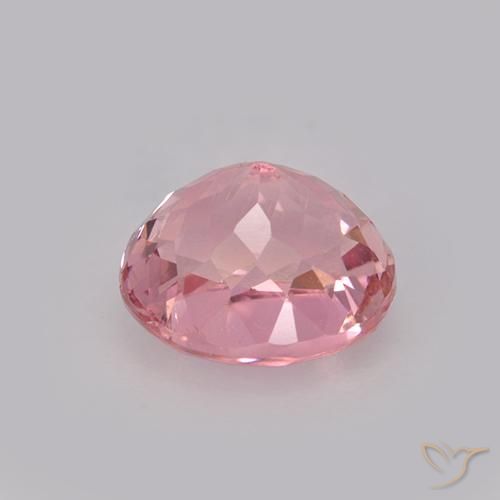 Turmalina Rosa quente Natural 1.47ct, oval, VS