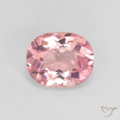1.32ct Natural Chiclete rosa claro Turmalina, oval, VVS-VS