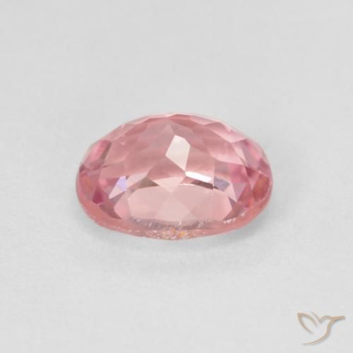 Turmalina Chiclete rosa claro Natural 1.32ct, oval, VVS-VS