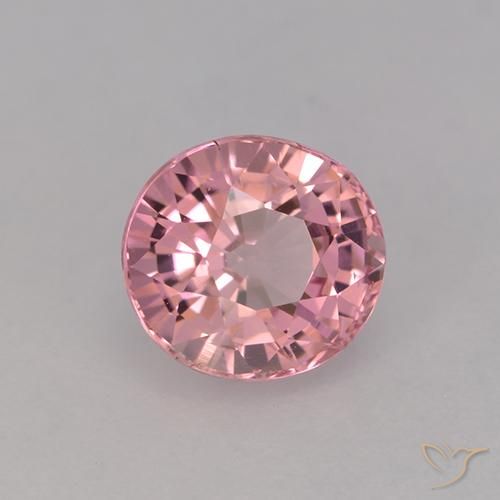 Turmalina Luz rosa Natural 1.35ct, oval, VVS-VS