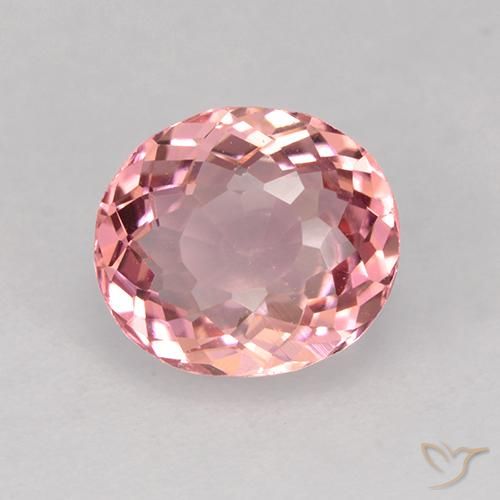 Turmalina Rosa chiclete Natural 1.60ct, oval, VVS-VS