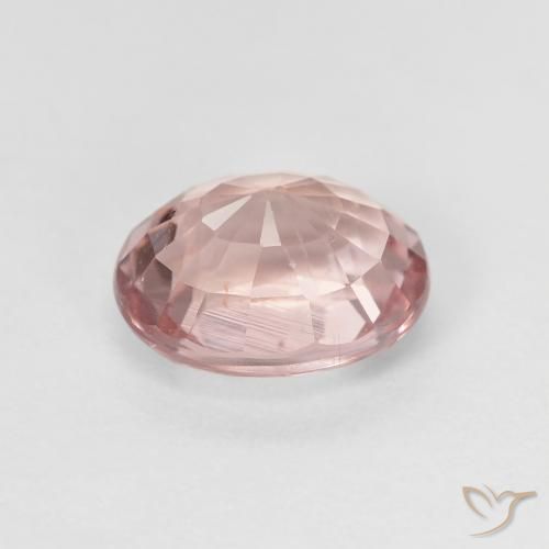 Turmalina vermelho indiano Natural 1.61ct, oval, VS