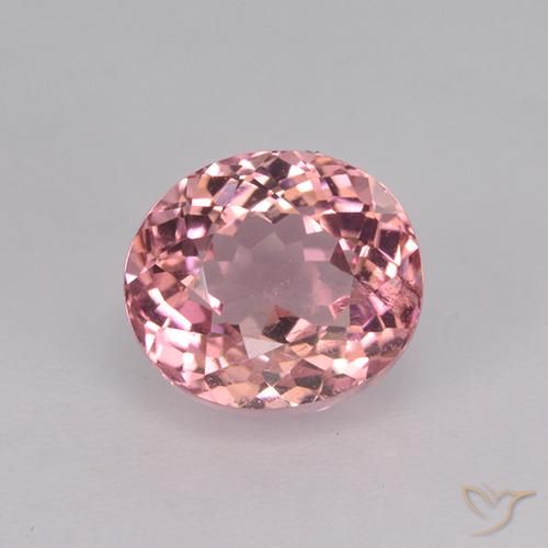 1.65ct Natural rosa médio Turmalina, oval, VS