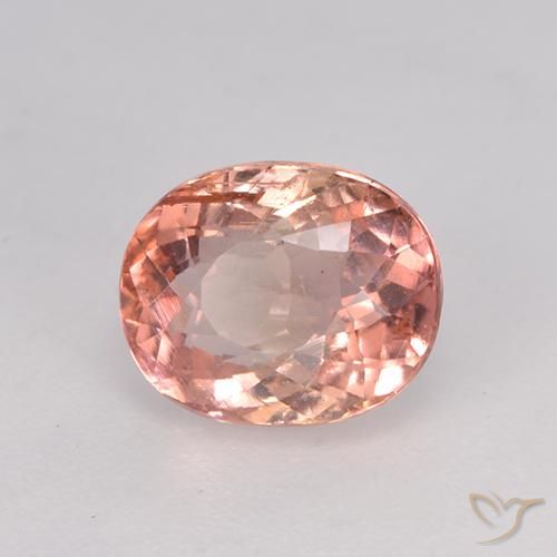 Turmalina rosa médio Natural 1.48ct, oval, VS