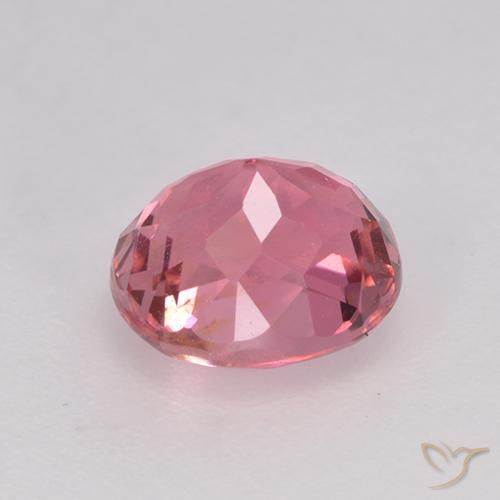 Turmalina Tom rosa quente Natural 1.33ct, oval, VVS