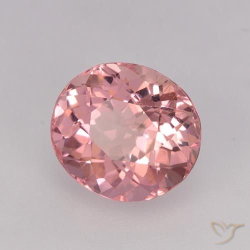 Turmalina Rosa chiclete Natural 1.80ct, oval, VVS-VS