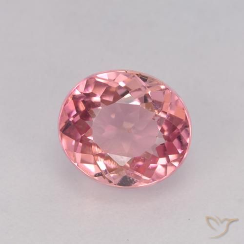 1.65ct Natural Luz rosa Turmalina, oval, VVS-VS