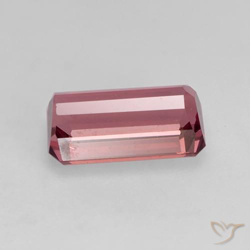 Turmalina Laranja Rosa Natural 1.51ct, Corte Octógono / Esmeralda, VS