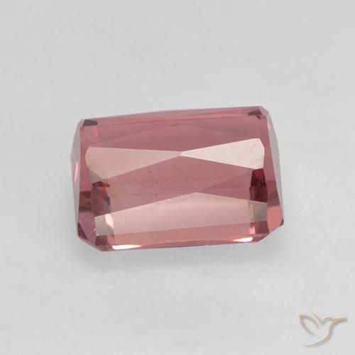 Turmalina rosa médio Natural 1.43ct, Corte Octógono / Esmeralda, VVS-VS