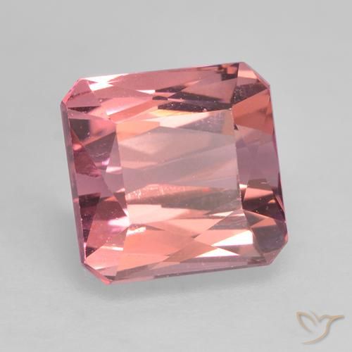 Turmalina Luz rosa Natural 1.65ct, Corte Octógono / Esmeralda, VVS-VS