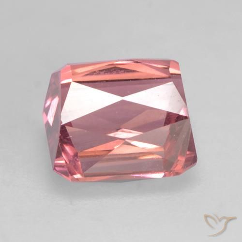 Turmalina Luz rosa Natural 1.65ct, Corte Octógono / Esmeralda, VVS-VS