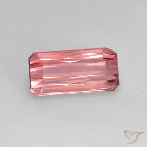 1.27ct Natural Luz rosa Turmalina, Corte Esmeralda, VVS-VS