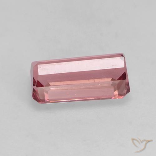 Turmalina Laranja Rosa Natural 1.59ct, Corte Octógono / Esmeralda, VVS-VS