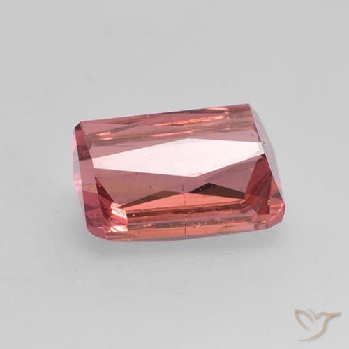 Turmalina Rosa Intenso Natural 1.81ct, Corte Octógono / Esmeralda, VS-SI
