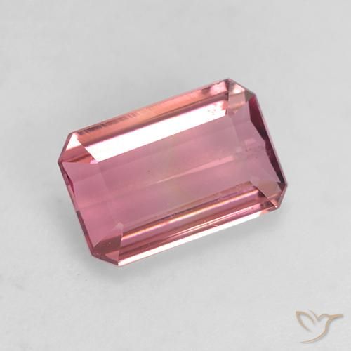 Turmalina rosa médio Natural 1.49ct, Corte Octógono / Esmeralda, VVS-VS
