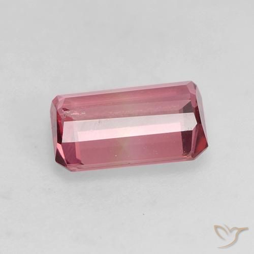 Turmalina rosa médio Natural 1.49ct, Corte Octógono / Esmeralda, VVS-VS