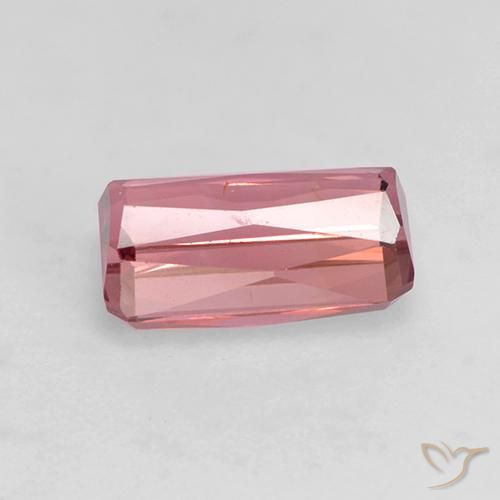 Turmalina Laranja Rosa Natural 1.36ct, Corte Octógono / Esmeralda, VS