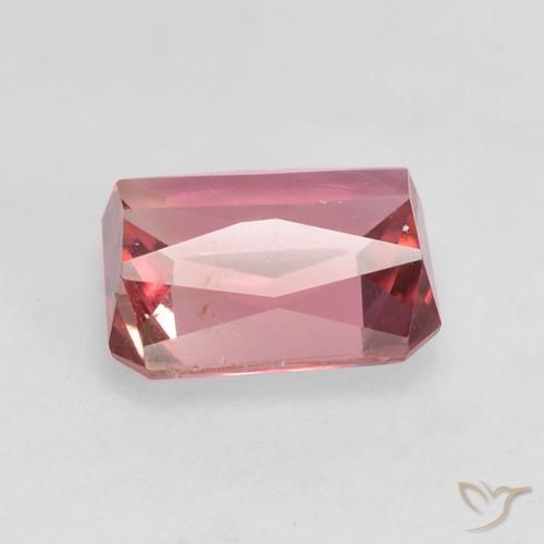 Turmalina Rosa Intenso Natural 1.04ct, Corte Octógono / Esmeralda, VS