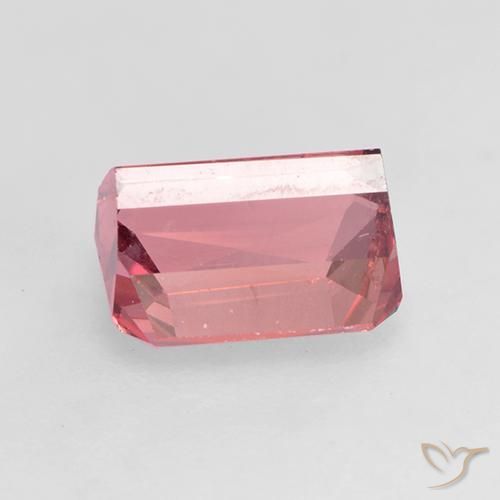 Turmalina rosa médio Natural 1.14ct, Corte Octógono / Esmeralda, VVS-VS