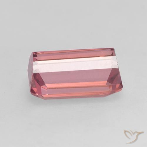 Turmalina Rosa chiclete Natural 1.55ct, Corte Octógono / Esmeralda, VVS-VS