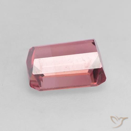 Turmalina Rosa chiclete Natural 1.88ct, Corte Octógono / Esmeralda, VVS-VS