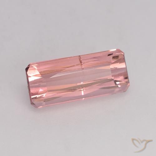 Turmalina Rosa chiclete Natural 1.28ct, Corte Octógono / Esmeralda, SI