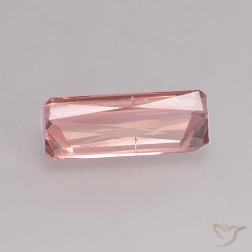 Turmalina Rosa chiclete Natural 1.28ct, Corte Octógono / Esmeralda, SI
