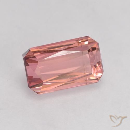 Turmalina rosa médio Natural 1.52ct, Corte Octógono / Esmeralda, VS-SI