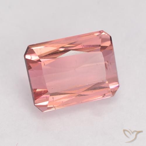 Turmalina Rosa Médio Claro Natural 1.45ct, Corte Octógono / Esmeralda, VS