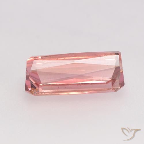Turmalina Rosa Médio Claro Natural 1.24ct, Corte Octógono / Esmeralda, VS
